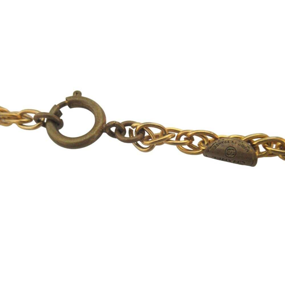 CHANEL Gold Logo Necklace - Picture 5 of 6